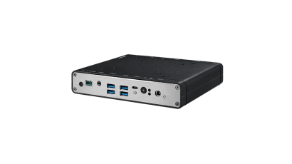 Intel Twin Lake N150 processor offers multi-display support, 2.5GbE LAN, wide 12–24V DC input, fanless design, optimized for reliable KDS and QSR.